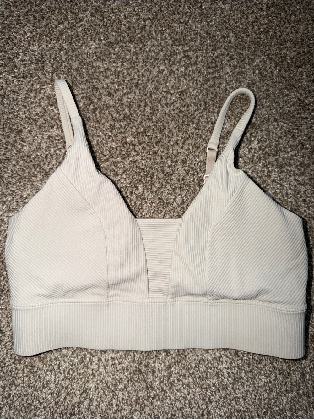 Old Navy Ribbed Bralette in Off-White